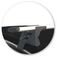 Prorack Silver 2 Bar Aero Through Bar kit to suit Audi A8/S8 4dr Sedan (2010 - 2018)