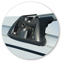 Prorack Black 2 Bar Aero Flush Bar kit to suit Subaru Forester 5dr SUV (2015 - 9/2018)