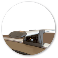 Prorack Black 2 Bar Aero Through Bar kit to suit Volvo V60 CC 5dr Wagon (2015 - 2018)