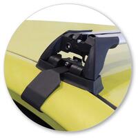 Prorack Silver 2 Bar Aero Flush Bar kit to suit Toyota Corolla 5dr Hatch (2013 - 7/2018)