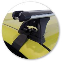 Prorack Silver 2 Bar Heavy Duty Through Bar kit to suit Toyota Corolla 5dr Hatch (2013 - 7/2018)