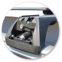 Prorack Black 2 Bar Aero Flush Bar kit to suit SsangYong Tivoli 5dr SUV (2015 - Current)