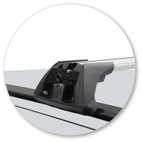 Prorack Silver 2 Bar Aero Flush Bar kit to suit Land Rover Discovery Sport 5dr SUV (2014 - Current)