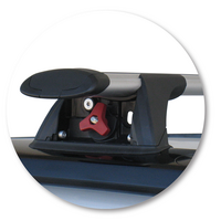 Prorack Black 2 Bar Aero Through Bar kit to suit Suzuki Grand Vitara 5dr SUV (2013 - Current)