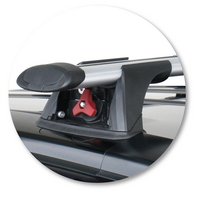 Prorack Black 2 Bar Aero Through Bar kit to suit Suzuki Grand Vitara 3dr SUV (2013 - Current)