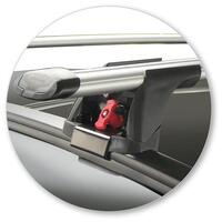 Prorack Black 2 Bar Aero Through Bar kit to suit Mercedes-Benz C-Class 5dr Wagon (2014 - Current)