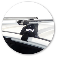 Prorack Black 2 Bar Heavy Duty Through Bar kit to suit Mazda BT-50 Freestyle Cab 4dr Ute (11/2011 - 8/2015)