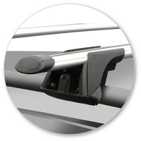 Prorack Silver 2 Bar Aero Through Bar kit to suit Mercedes-Benz Valente 5dr Van (2014 - Current)