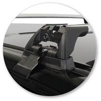 Prorack Silver 2 Bar Aero Flush Bar kit to suit Toyota Fortuner GX 5dr SUV (2016 - Current)