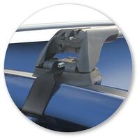 Prorack Silver 2 Bar Aero Flush Bar kit to suit Dodge Journey 5dr SUV (2008 - 2017)