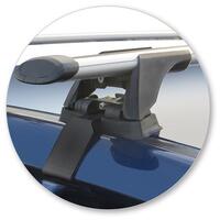 Prorack Silver 2 Bar Aero Through Bar kit to suit Dodge Journey 5dr SUV (2008 - 2017)