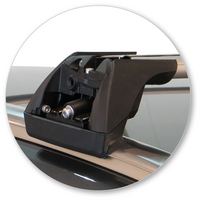 Prorack Black 2 Bar Aero Flush Bar kit to suit Audi A4/S4/RS4 Avant 5dr Wagon (2016 - Current)