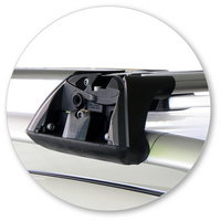 Prorack Silver 2 Bar Aero Flush Bar kit to suit Infiniti QX70 5dr SUV (2013 - Current)