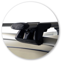 Prorack Silver 2 Bar Aero Through Bar kit to suit Infiniti QX70 5dr SUV (2013 - Current)