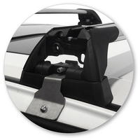 Prorack Silver 2 Bar Aero Flush Bar kit to suit Toyota Alphard 5dr MPV (2002 - 2008)