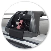 Prorack Silver 2 Bar Aero Flush Bar kit to suit Toyota Fortuner GXL/Limited 5dr SUV (2015 - Current)