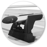 Prorack Black 2 Bar Aero Through Bar kit to suit Nissan NV350 Low Roof 5dr Van (2012 - Current)