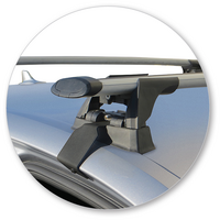 Prorack Black 2 Bar Aero Through Bar kit to suit Audi A4/S4/RS4 4dr Sedan (3/2016 - Current)