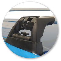 Prorack Black 2 Bar Aero Flush Bar kit to suit Toyota Rav4 5dr SUV (2013 - 4/2019)