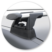 Prorack Black 2 Bar Aero Through Bar kit to suit Mercedes-Benz GLE 5dr Coupe (2015 - 5/2019)