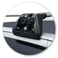 Prorack Silver 2 Bar Aero Flush Bar kit to suit Kia Niro 5dr SUV (2016 - 7/2022)