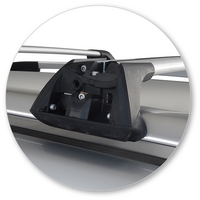 Prorack Silver 2 Bar Aero Flush Bar kit to suit Haval H9 5dr SUV (2016 - Current)