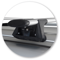 Prorack Silver 2 Bar Aero Through Bar kit to suit Haval H9 5dr SUV (2016 - Current)