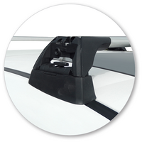 Prorack Silver 2 Bar Aero Flush Bar kit to suit Mazda CX-9 5dr SUV (7/2016 - Current)