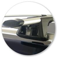 Prorack Silver 2 Bar Aero Through Bar kit to suit Volkswagen Tiguan 5dr SUV (9/2016 - Current)