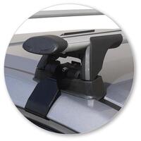 Prorack Silver 2 Bar Aero Through Bar kit to suit Honda Civic 4dr Sedan (11/2016 - 2020)