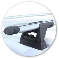 Prorack Silver 2 Bar Aero Through Bar kit to suit Peugeot Expert 5dr Van (10/2019 - Current)