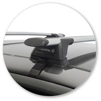 Prorack Silver 2 Bar Aero Through Bar kit to suit Nissan Juke 5dr SUV (2012 - 6/2020)