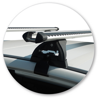 Prorack Black 2 Bar Heavy Duty Through Bar kit to suit Ford Ranger Super Cab 4dr Ute (2012 - 2022)