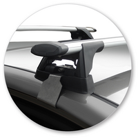 Prorack Silver 2 Bar Aero Through Bar kit to suit Kia Picanto 5dr Hatch (2015 - 2017)