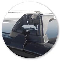 Prorack Silver 2 Bar Aero Flush Bar kit to suit Ford Ranger Double Cab 4dr Ute (11/2011 - 6/2022)