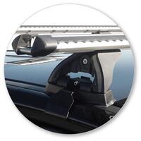 Prorack Black 2 Bar Heavy Duty Through Bar kit to suit Ford Ranger Double Cab 4dr Ute (11/2011 - 6/2022)