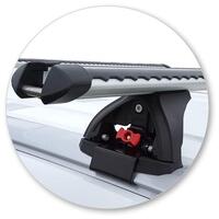 Prorack Black 2 Bar Heavy Duty Through Bar kit to suit Ford Everest 5dr SUV (2015 - 9/2022)