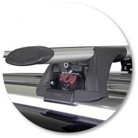 Prorack Black 2 Bar Aero Through Bar kit to suit Lexus LX 5dr SUV (2016 - 3/2022)