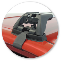 Prorack Silver 2 Bar Aero Flush Bar kit to suit Toyota Camry Hybrid 4dr Sedan (2012 - 2018)