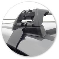 Prorack Black 2 Bar Aero Flush Bar kit to suit Ford Focus 5dr Hatch (9/2015 - 2018)