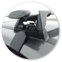 Prorack Black 2 Bar Aero Through Bar kit to suit Ford Focus 5dr Hatch (9/2015 - 2018)