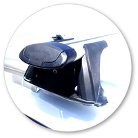 Prorack Black 2 Bar Aero Through Bar kit to suit Audi A4/S4/RS4 Allroad 5dr Wagon (2016 - Current)