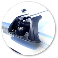 Prorack Silver 2 Bar Aero Flush Bar kit to suit Audi A4/S4/RS4 Allroad 5dr Wagon (2016 - Current)