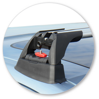 Prorack Black 2 Bar Aero Flush Bar kit to suit BMW 3 Series 4dr Sedan (5/2012 - 4/2019)