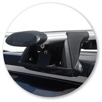 Prorack Silver 2 Bar Aero Through Bar kit to suit Holden Colorado Z71 4dr Ute (10/2016 - 2020)