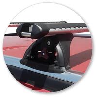 Prorack Silver 2 Bar Heavy Duty Through Bar kit to suit Holden Trailblazer 5dr SUV (2016 - 2020)