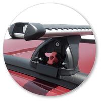 Prorack Black 2 Bar Heavy Duty Through Bar kit to suit Ford Mondeo 5dr Wagon (2015 - Current)