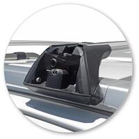 Prorack Silver 2 Bar Aero Flush Bar kit to suit Great Wall Steed Double Cab 4dr Ute (2016 - 2020)