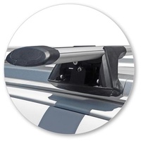 Yakima Black 2 Bar Roof Rack - Great Wall Steed Double Cab 4dr Ute 1/16 - On (S17Y &amp; K328)