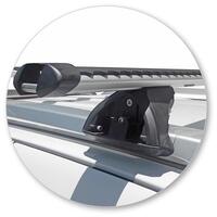 Prorack Silver 2 Bar Heavy Duty Through Bar kit to suit Great Wall Steed Double Cab 4dr Ute (2016 - 2020)